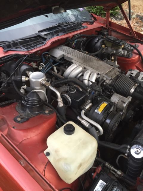 1988 Orange Chevrolet Camaro Coupe