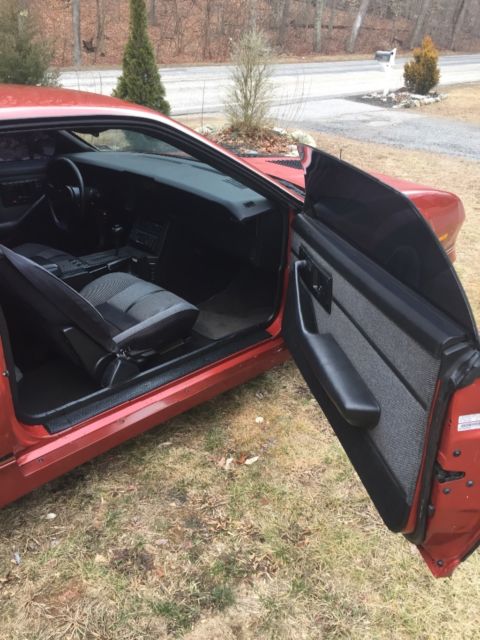 1988 Orange Chevrolet Camaro Coupe