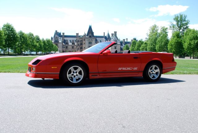 1990 Red Chevrolet Camaro Convertible