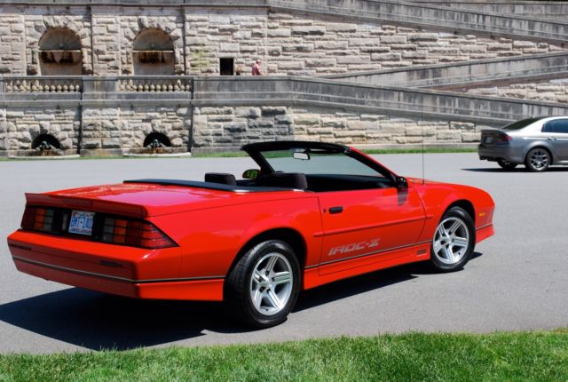 1990 Red Chevrolet Camaro Convertible