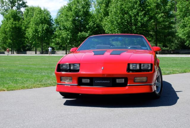 1990 Red Chevrolet Camaro Convertible