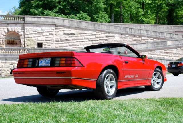 1990 Red Chevrolet Camaro Convertible