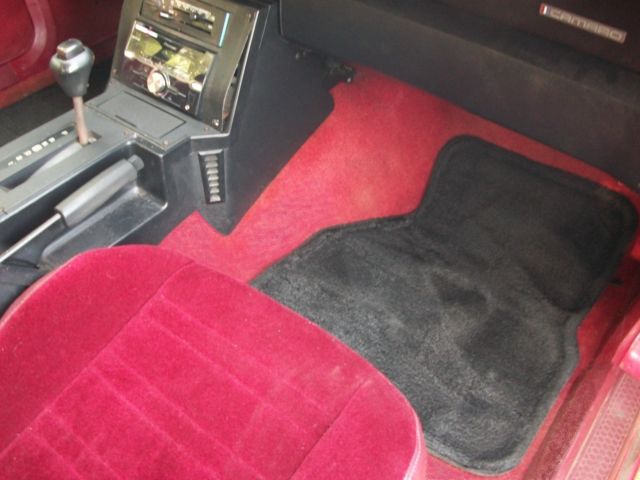 1987 Red Chevrolet Camaro Coupe