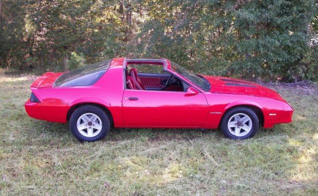 1987 Red Chevrolet Camaro Coupe