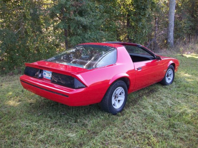 1987 Red Chevrolet Camaro Coupe