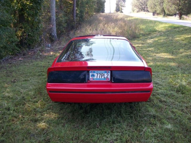 1987 Red Chevrolet Camaro Coupe