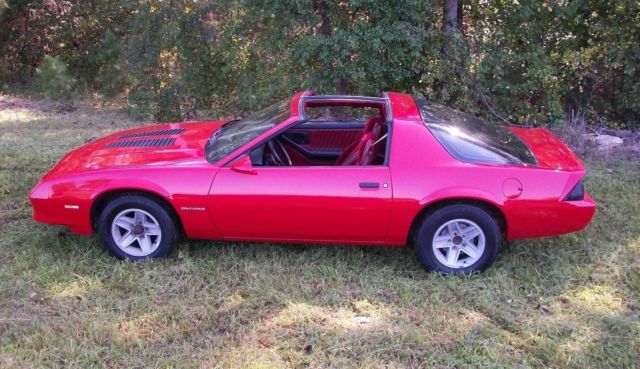 1987 Red Chevrolet Camaro Coupe