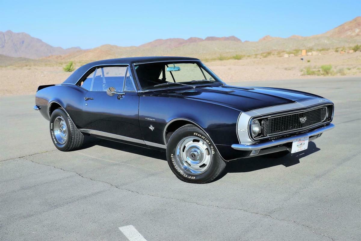 1967 Blue Chevrolet Camaro 2 Door