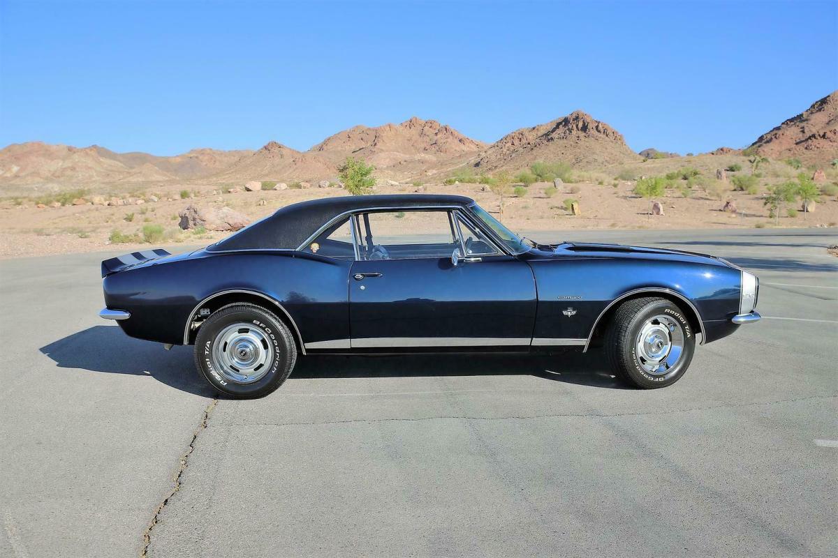 1967 Blue Chevrolet Camaro 2 Door