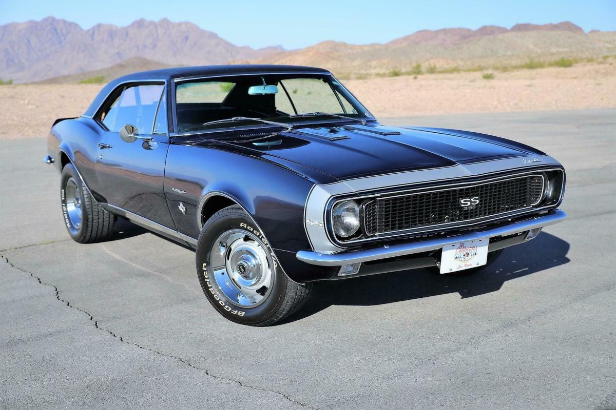1967 Blue Chevrolet Camaro 2 Door