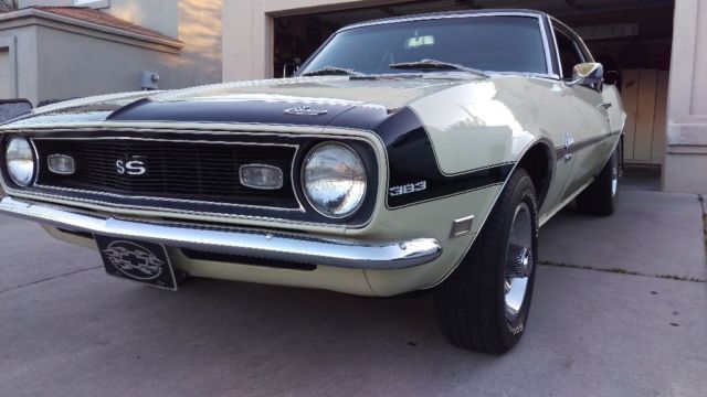 1968 Palomino ivory Chevrolet Camaro Coupe