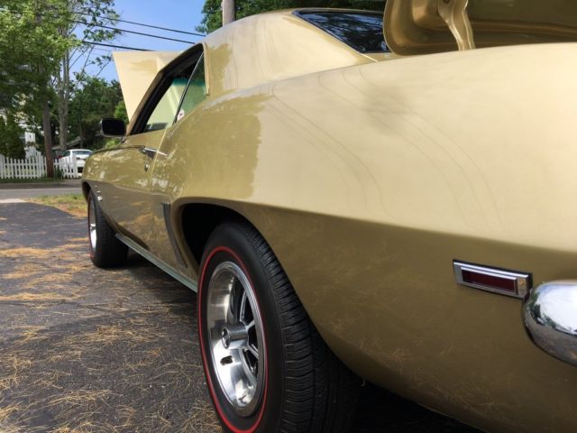 1969 Gold Chevrolet Camaro Coupe