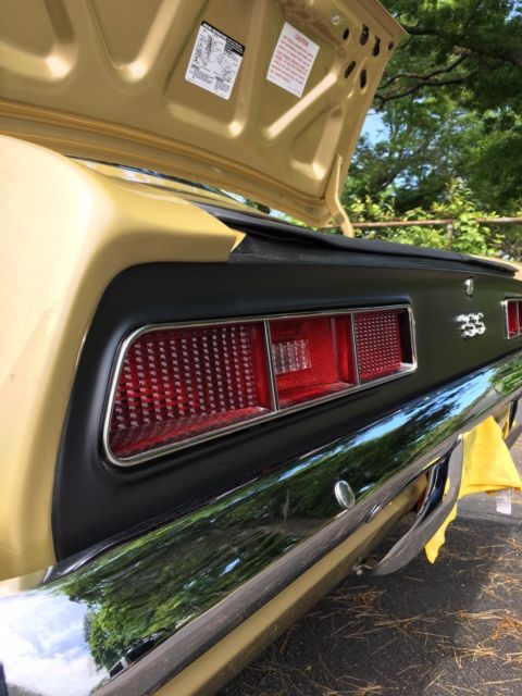 1969 Gold Chevrolet Camaro Coupe