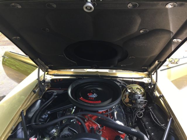 1969 Gold Chevrolet Camaro Coupe