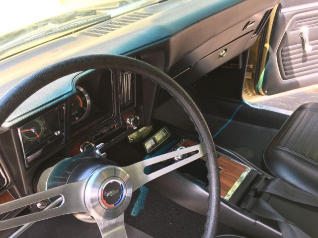 1969 Gold Chevrolet Camaro Coupe