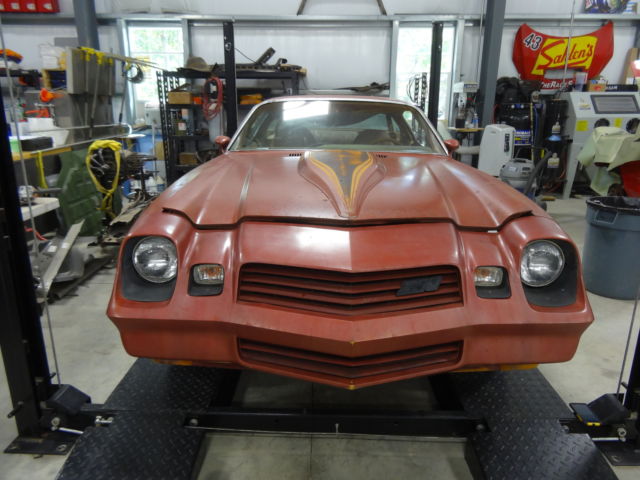 1980 Burgundy Chevrolet Camaro