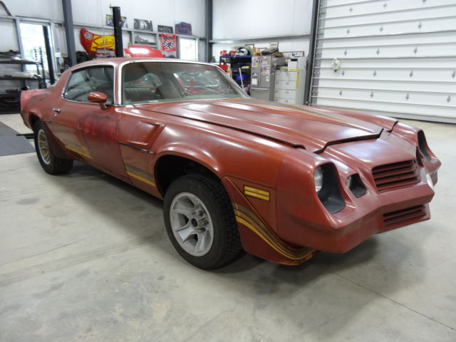 1980 Burgundy Chevrolet Camaro