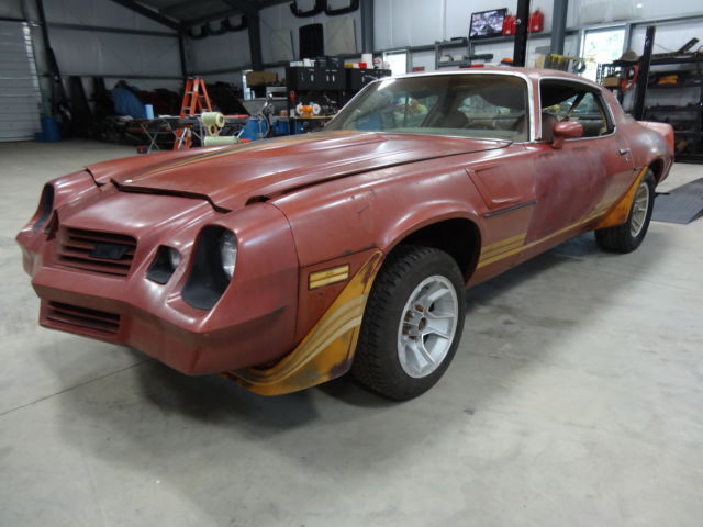 1980 Burgundy Chevrolet Camaro