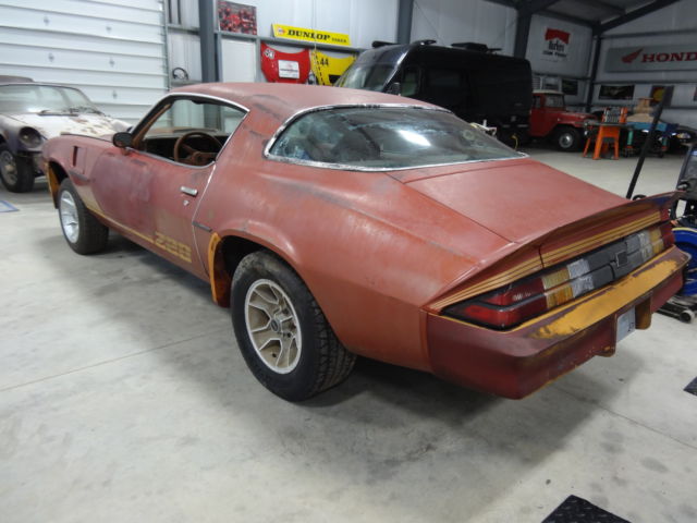 1980 Burgundy Chevrolet Camaro