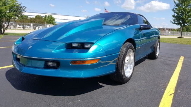 1994 Teal Chevrolet Camaro Coupe