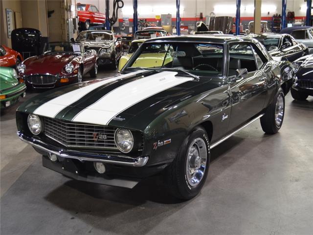 1969 Green Chevrolet Camaro --
