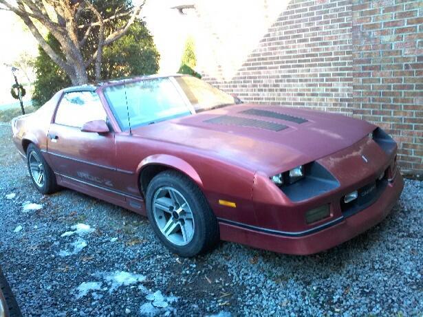 1987 Red Chevrolet Camaro
