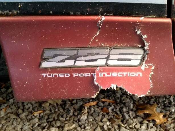 1987 Red Chevrolet Camaro
