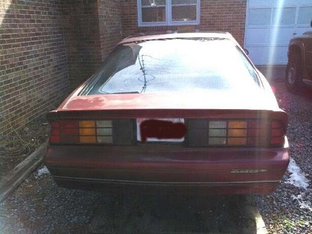 1987 Red Chevrolet Camaro