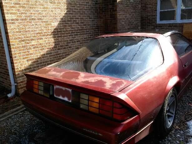 1987 Red Chevrolet Camaro