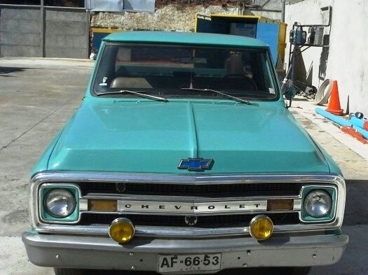 1970 verde Chevrolet C-10 Extended Cab Pickup