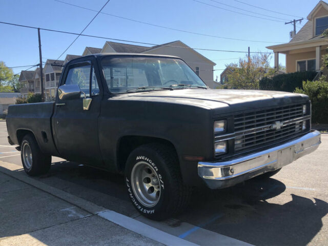 1984 Black Chevrolet C-10 Standard Cab Pickup