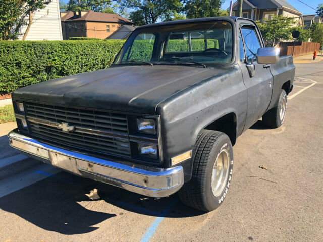 1984 Black Chevrolet C-10 Standard Cab Pickup