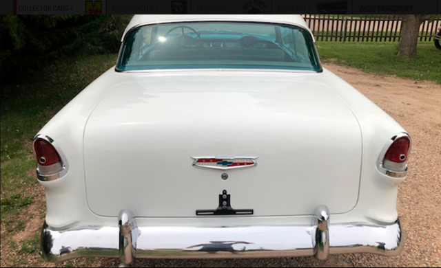1955 Blue/White Chevrolet Bel Air