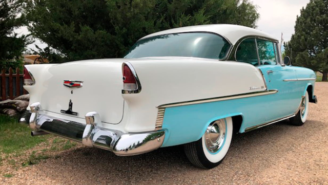 1955 Blue/White Chevrolet Bel Air