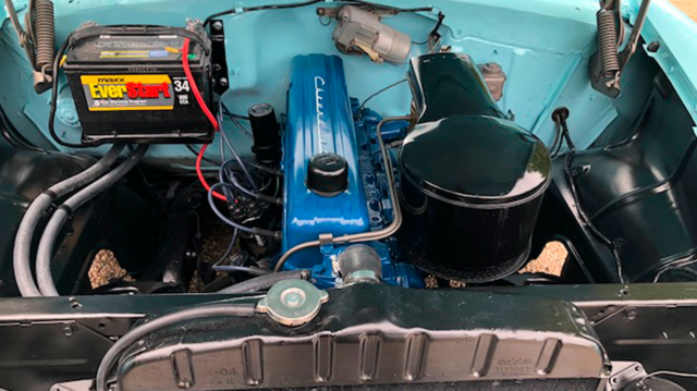 1955 Blue/White Chevrolet Bel Air