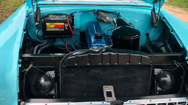 1955 Blue/White Chevrolet Bel Air