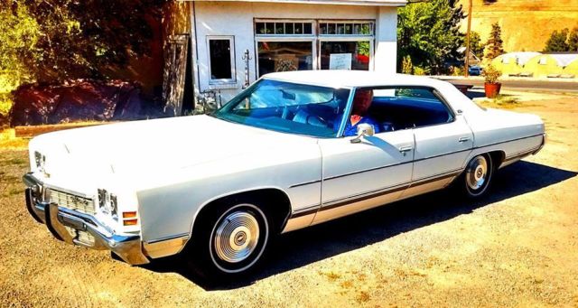 1972 White Chevrolet Capriceold Sport Sedan