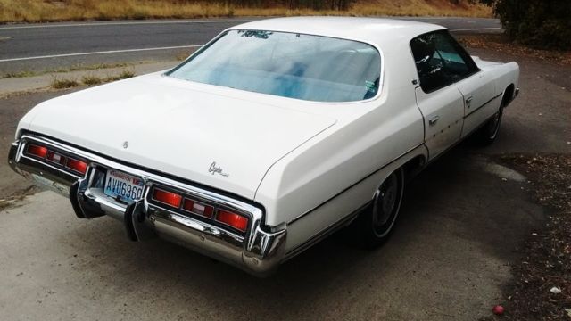 1972 White Chevrolet Capriceold Sport Sedan