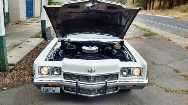 1972 White Chevrolet Capriceold Sport Sedan