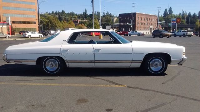 1972 White Chevrolet Capriceold Sport Sedan
