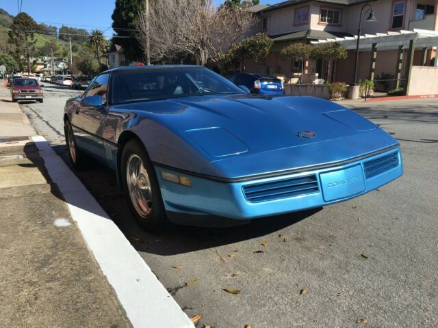 1984 Blue Chevrolet Corvette Coupe
