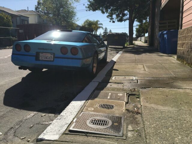 1984 Blue Chevrolet Corvette Coupe