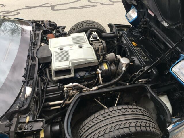 1984 Blue Chevrolet Corvette Coupe