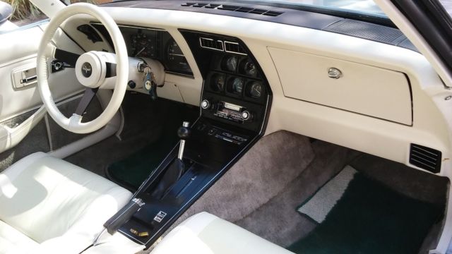 1980 Silver Chevrolet Corvette Coupe