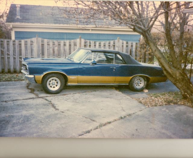 1965 Blue Pontiac GTO Convertible