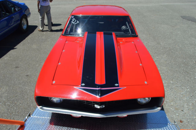 1969 Red Chevrolet Camaro Coupe