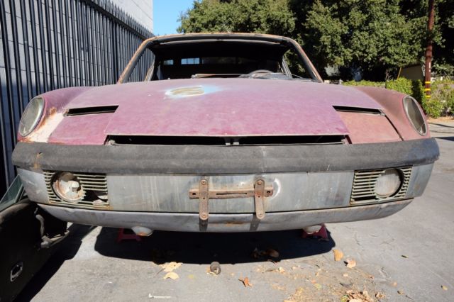 1972 Maroon / Orange Porsche 914 Coupe
