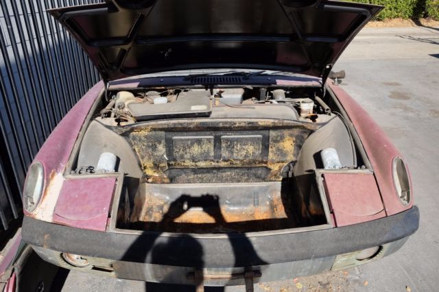 1972 Maroon / Orange Porsche 914 Coupe