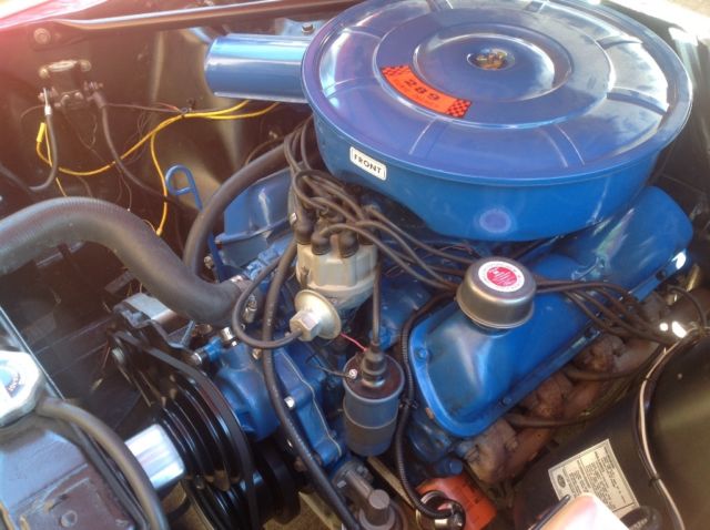 1966 Red Ford Mustang Convertible