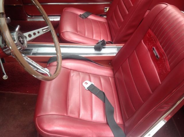 1966 Red Ford Mustang Convertible